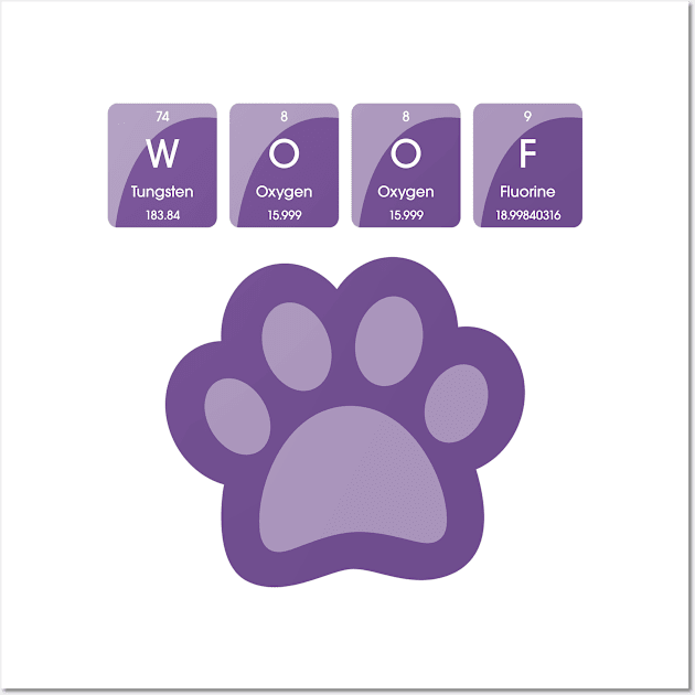 Science Dawg Pack Woof Wall Art by Fun with Science